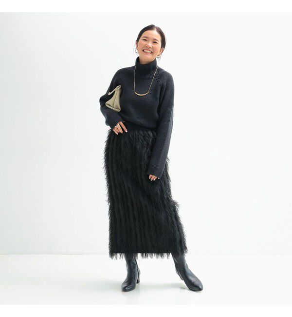 Demi-Luxe BEAMS 「サイドジップ リブ プルオーバー ニット .M」|ニット・セーター|