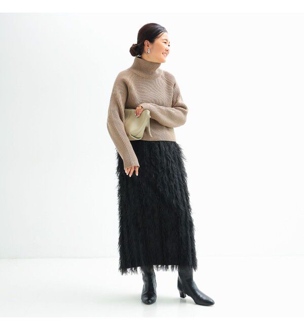 Demi-Luxe BEAMS 「サイドジップ リブ プルオーバー ニット .M」|ニット・セーター|