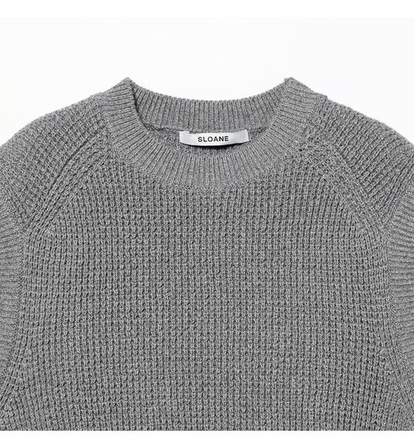 Demi-Luxe BEAMS 「【別注】SLOANE / 7ゲージ 畦編 クルーネック ノースリーブ」|ニット・セーター|