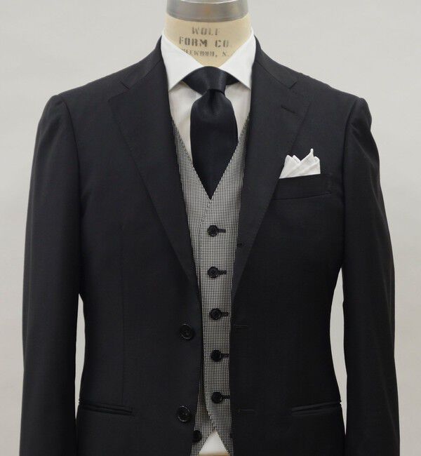 SHIPS「SHIPS: 【フォーマル】 ツイル ブラック ネクタイ」|ネクタイ・蝶ネクタイ|