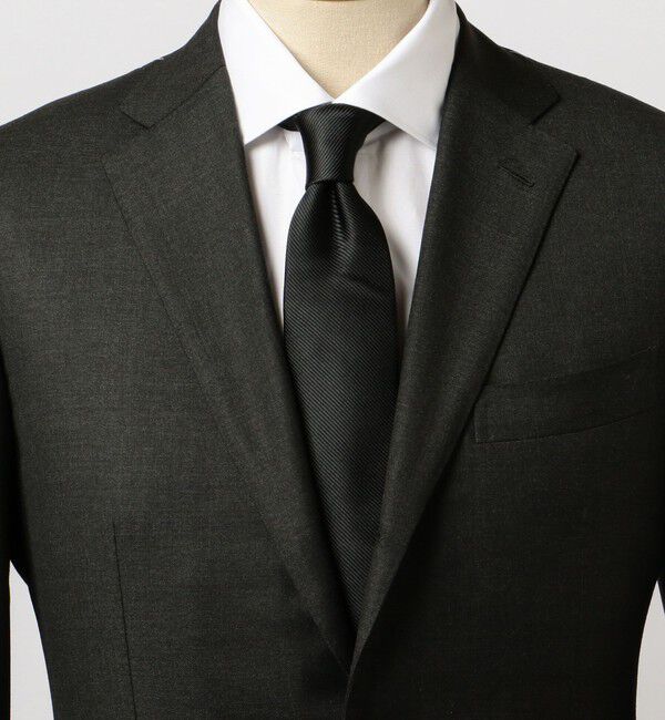 SHIPS「SHIPS: 【フォーマル】 ツイル ブラック ネクタイ」|ネクタイ・蝶ネクタイ|