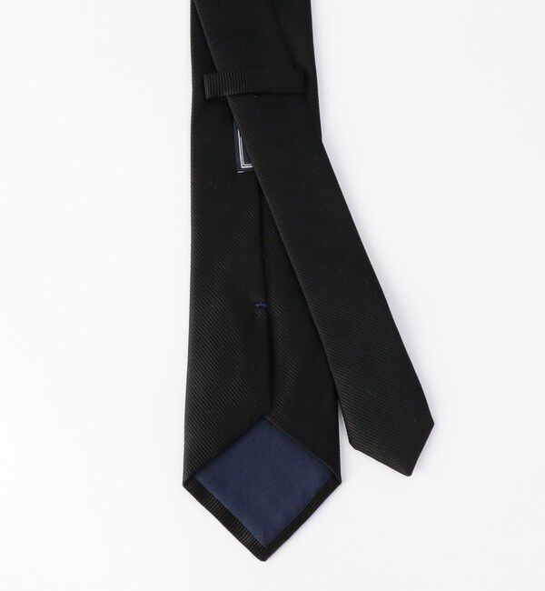 SHIPS「SHIPS: 【フォーマル】 ツイル ブラック ネクタイ」|ネクタイ・蝶ネクタイ|