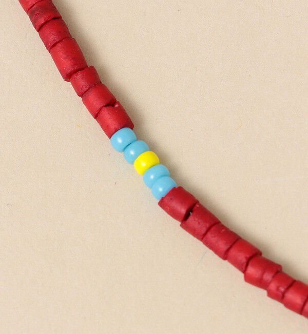 SHIPS「【WEB限定】SHIPS: 2WAY マスク ビーズ ストラップ」|アンクレット|