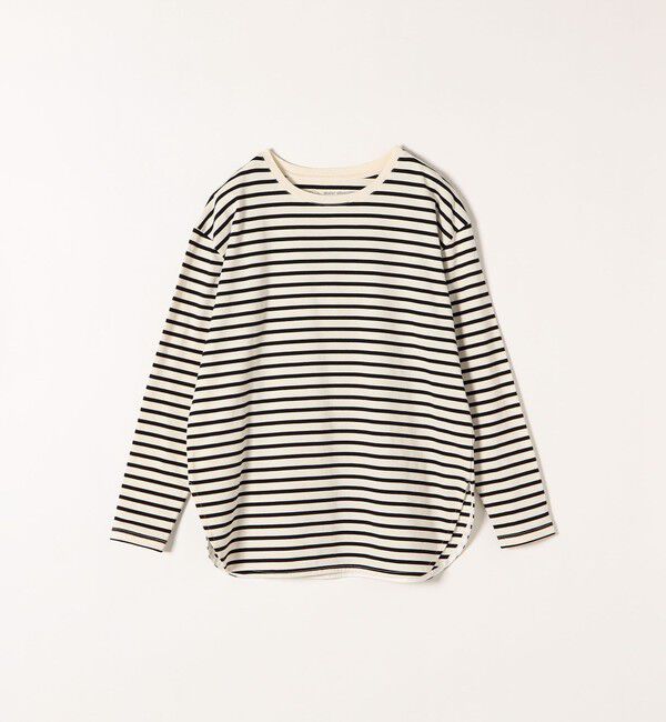 SHIPS any「SHIPS any:〈吸水速乾〉ラウンドヘム ロングスリーブ ワイド TEE」|Tシャツ・カットソー|