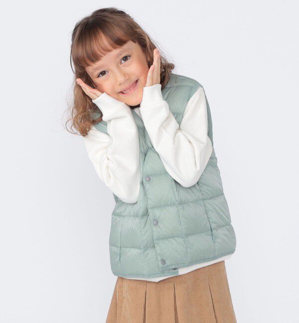 SHIPS KIDS「【WEB限定】TAION:100～150cm / キッズ インナー ダウン ベスト」|ダウンベスト・ベスト|