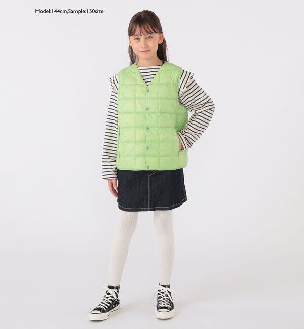 SHIPS KIDS「【WEB限定】TAION:100～150cm / キッズ インナー ダウン ベスト」|ダウンベスト・ベスト|