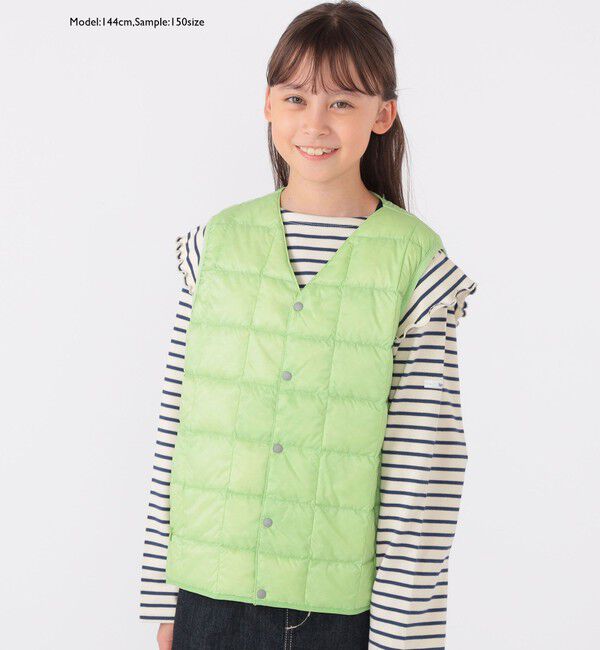 SHIPS KIDS「【WEB限定】TAION:100～150cm / キッズ インナー ダウン ベスト」|ダウンベスト・ベスト|
