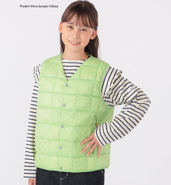 SHIPS KIDS「【WEB限定】TAION:100～150cm / キッズ インナー ダウン ベスト」|ダウンベスト・ベスト|