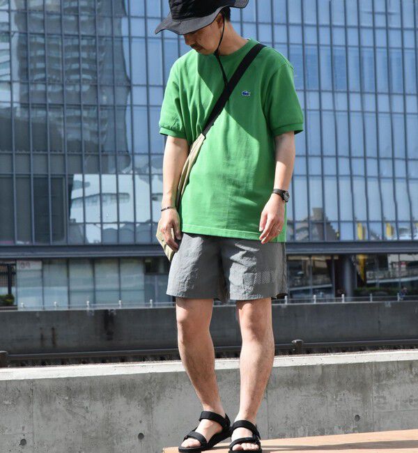 SHIPS any「【SHIPS any別注】LACOSTE: ワンポイント ロゴ ピケ クルーネック Tシャツ 24SS◇」|Tシャツ・カットソー|