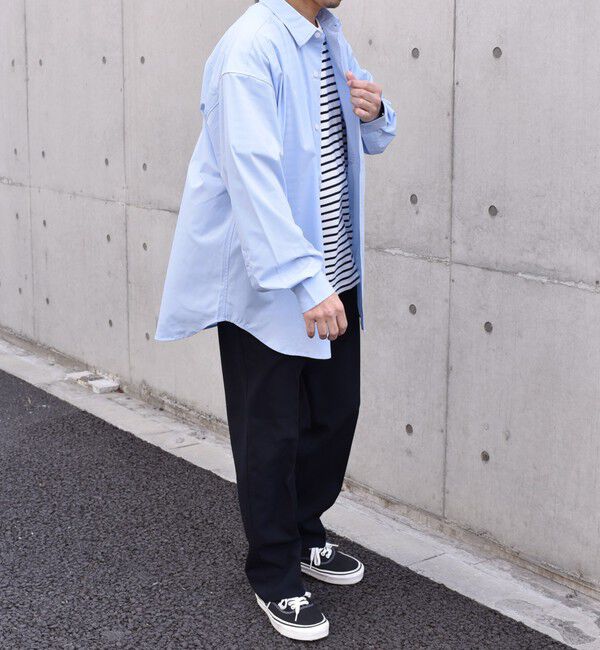 SHIPS any「SHIPS any: バンブー レーヨン バルーンスリーブ ドレープ オーバー シャツ ［BRIOS］◇」|シャツ・ブラウス|