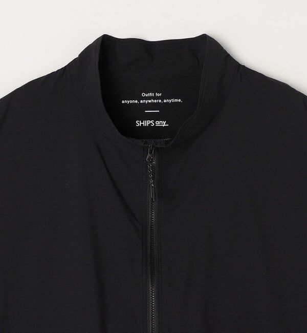 SHIPS any「SHIPS any: 〈撥水・透湿・軽量〉PERTEX(R) ハーフジップ プルオーバー ブルゾン (セットアップ対応)◇」|ブルゾン・スタジャン|