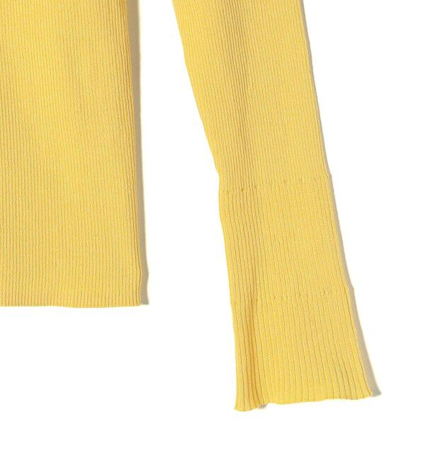 SHIPS for women「〈手洗い可能〉綿 ナイロン 袖 フレア クルーネック リブ ニット 24SS ◇」|ニット・セーター|