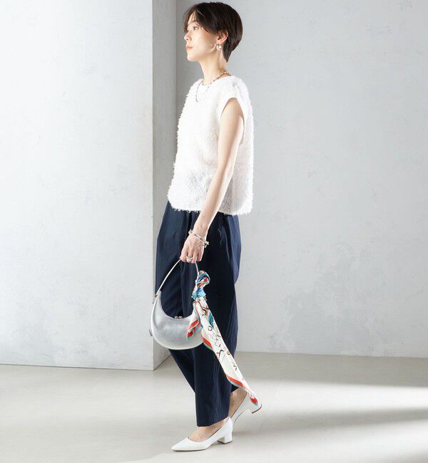 SHIPS for women「〈手洗い可能〉シアー フリンジ フレンチ スリーブ プルオーバー ◇」|Tシャツ・カットソー|