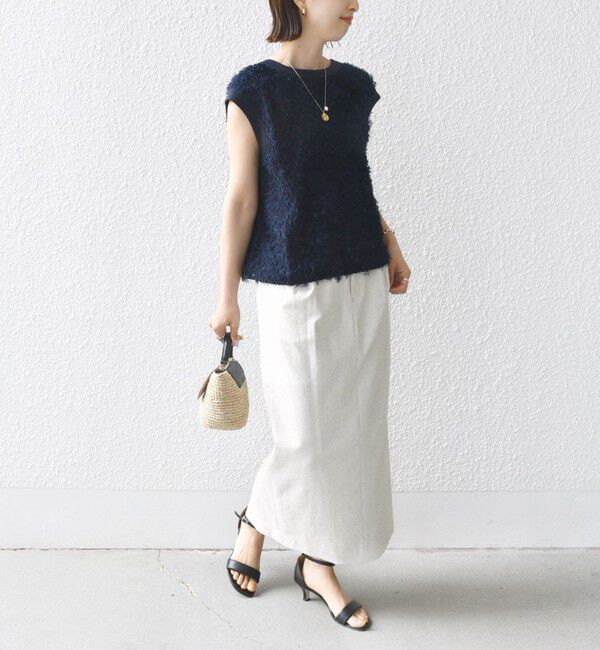 SHIPS for women「〈手洗い可能〉シアー フリンジ フレンチ スリーブ プルオーバー ◇」|Tシャツ・カットソー|