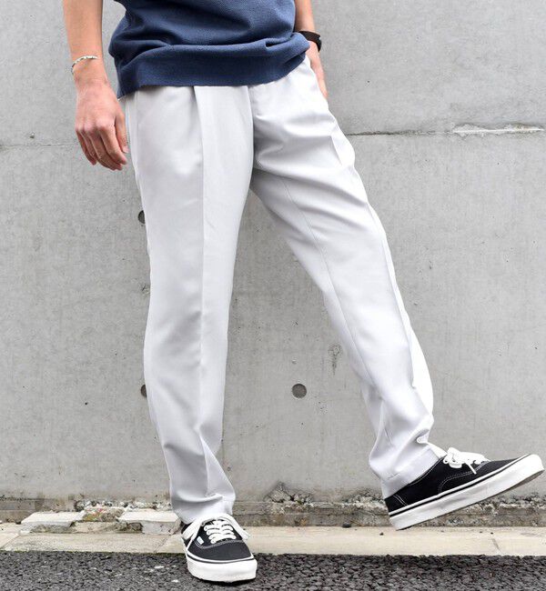 SHIPS any「SHIPS any: 〈洗濯機可能〉Reflax(R) リネンライク 1タック イージーパンツ◇」|スラックス|