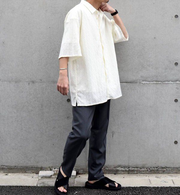 SHIPS any「SHIPS any: 〈洗濯機可能〉Reflax(R) リネンライク 1タック イージーパンツ◇」|スラックス|