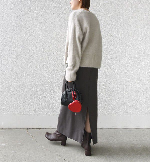 SHIPS for women「〈UVカット / 手洗い可能〉リブ ジャージー 2WAY ストレッチ スカート」|スカート|