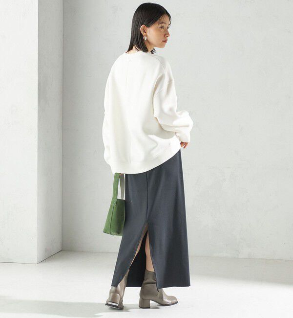 SHIPS for women「〈UVカット / 手洗い可能〉リブ ジャージー 2WAY ストレッチ スカート」|スカート|