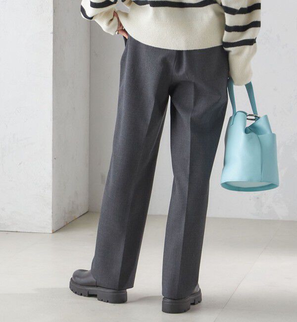 SHIPS for women「〈手洗い可能〉ストレート センタープレス トラウザーズ」|その他|