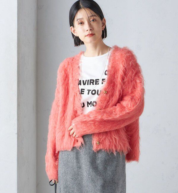 SHIPS for women「〈手洗い可能〉シャギー ファー カーディガン」|カーディガン|