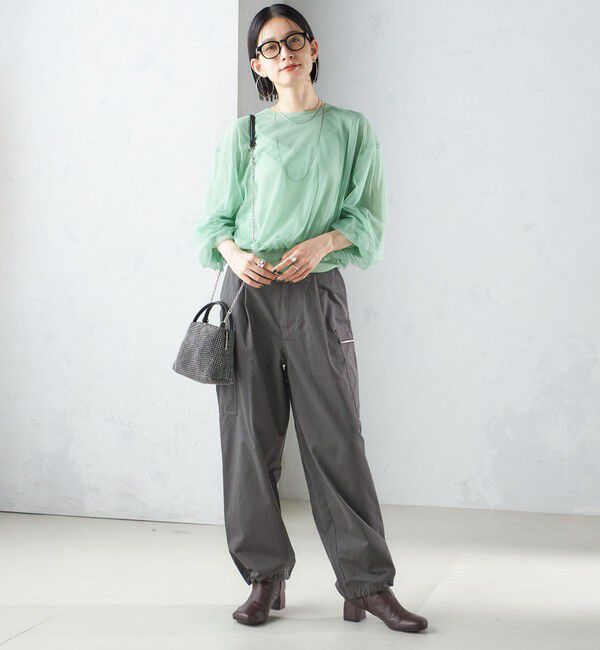 SHIPS for women「〈手洗い可能〉ダブル シアー ニット プルオーバー」|ニット・セーター|