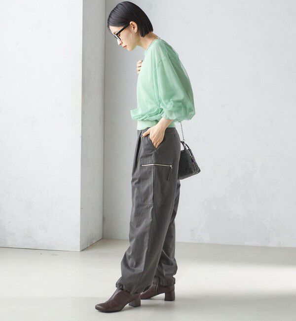 SHIPS for women「〈手洗い可能〉ダブル シアー ニット プルオーバー」|ニット・セーター|