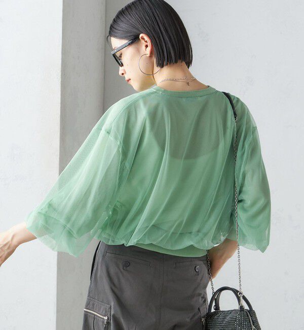 SHIPS for women「〈手洗い可能〉ダブル シアー ニット プルオーバー」|ニット・セーター|