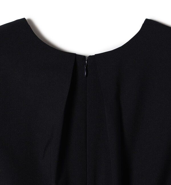 SHIPS for women「〈手洗い可能〉梳毛調 深V ノースリーブ ワンピース」|ワンピース|