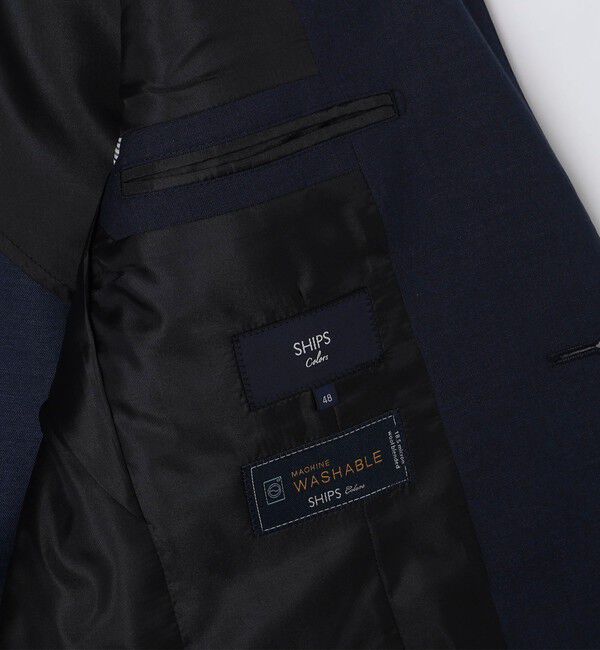 SHIPS Colors 「SHIPS Colors:〈洗濯機可能〉TW ジャケット 2(セットアップ対応可能)」|テーラードジャケット|