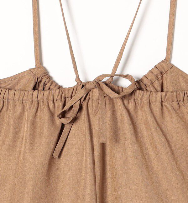 SHIPS any「SHIPS any:〈洗濯機可能〉ウーステッド イージー ギャザー サロペット」|オールインワン|