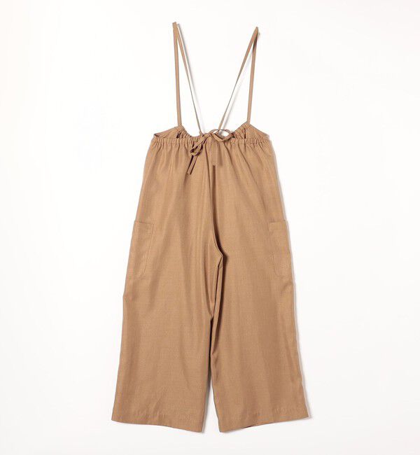 SHIPS any「SHIPS any:〈洗濯機可能〉ウーステッド イージー ギャザー サロペット」|オールインワン|