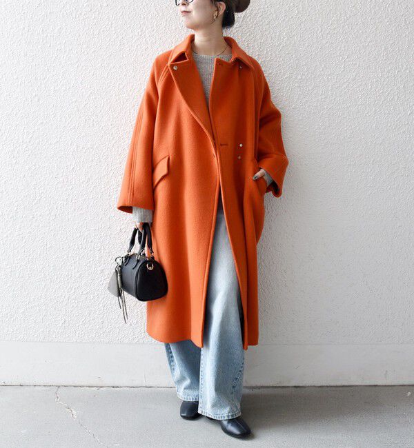 SHIPS any「SHIPS any: バルマカーン コクーン コート 25AW」|ステンカラーコート|