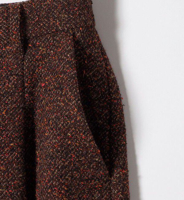 SHIPS any「SHIPS any: alfa-fi カラーネップ ツイード ワイド テーパード パンツ」|その他|