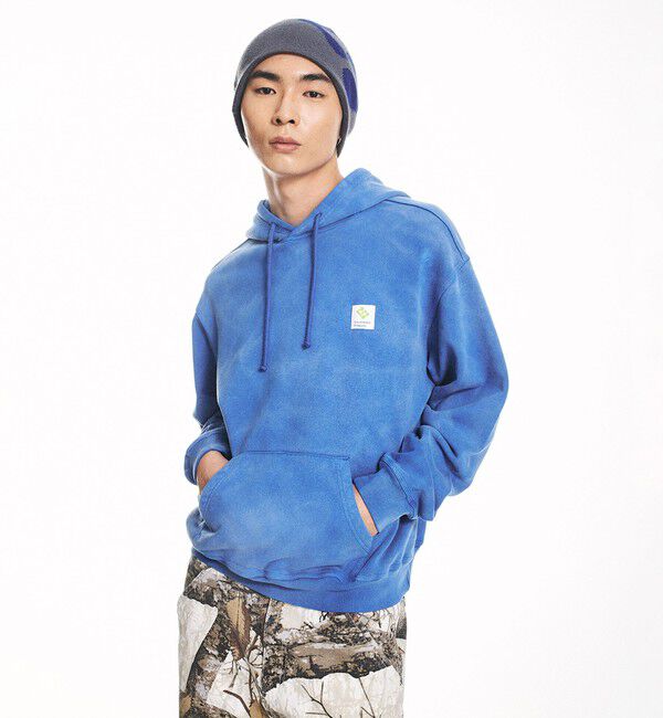 SHIPS「City Ambient Products: フロスト フェード スクエアロゴ スウェット パーカー」|パーカー|