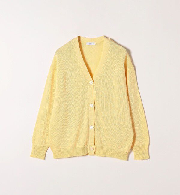 SHIPS any「SHIPS any:〈手洗い可能〉バルキー シアー Vネック ニット カーディガン」|カーディガン|