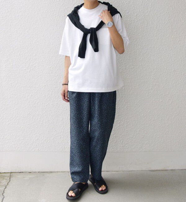 SHIPS any「SHIPS any:〈洗濯機可能〉リネンライク セミワイド パンツ(セットアップ対応) 25SS◇」|チノ|