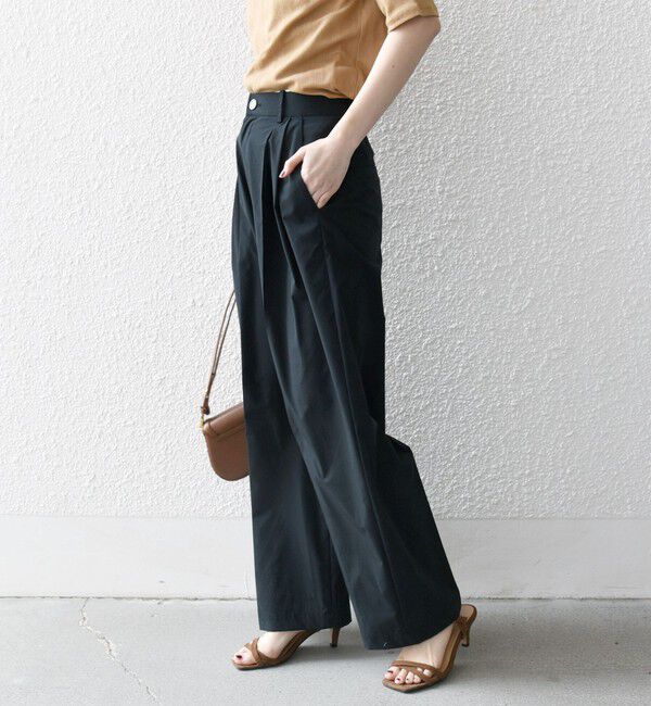 SHIPS any「SHIPS any:〈洗濯機可能〉タイプライター セミ ワイド タック パンツ」|その他|