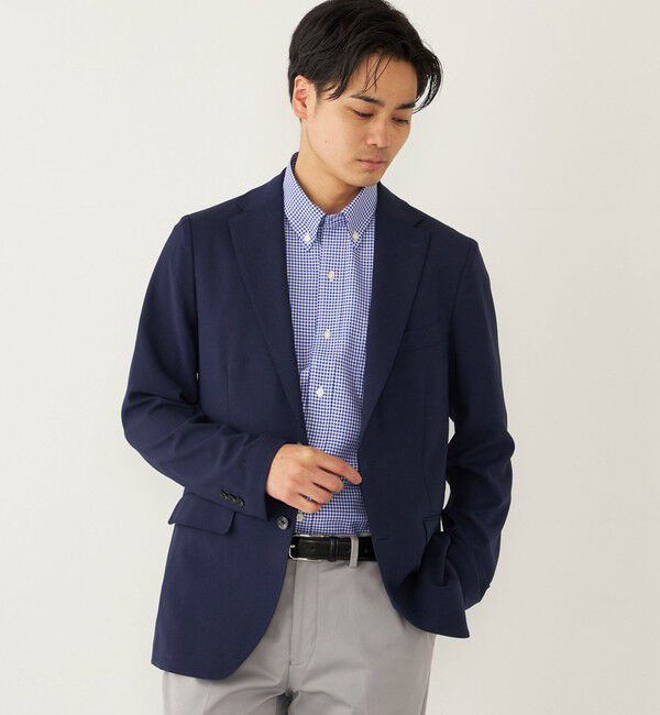 SHIPS Colors 「SHIPS Colors:〈洗濯機可能〉AVANT(R) AIR ジャケット(セットアップ対応)◇」|テーラードジャケット|ダークブルー