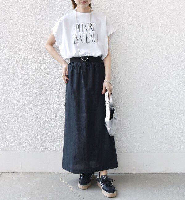 SHIPS for women「〈洗濯機可能〉プラチナ ヴェール TEE」|Tシャツ・カットソー|