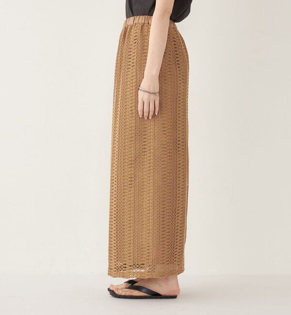 SHIPS Colors 「SHIPS Colors:〈手洗い可能〉変わり編み レース タイトスカート」|タイト|