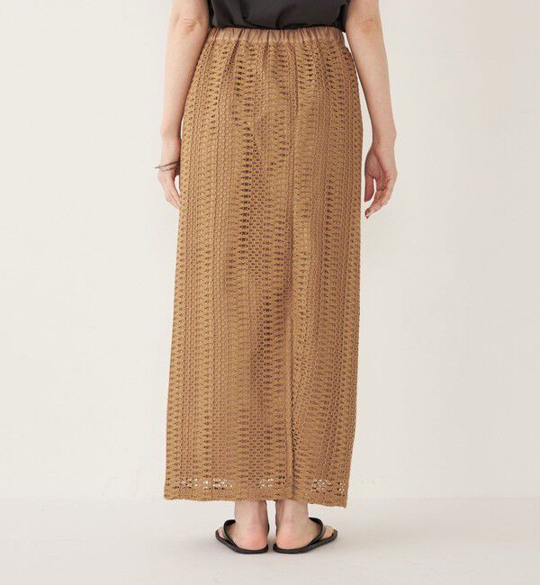 SHIPS Colors 「SHIPS Colors:〈手洗い可能〉変わり編み レース タイトスカート」|タイト|