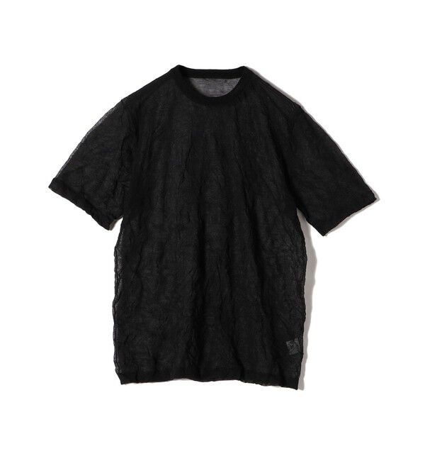 SHIPS for women「《予約》Wai＋:〈手洗い可能〉クリンクル シアー ショート スリーブ プルオーバー」|ニット・セーター|