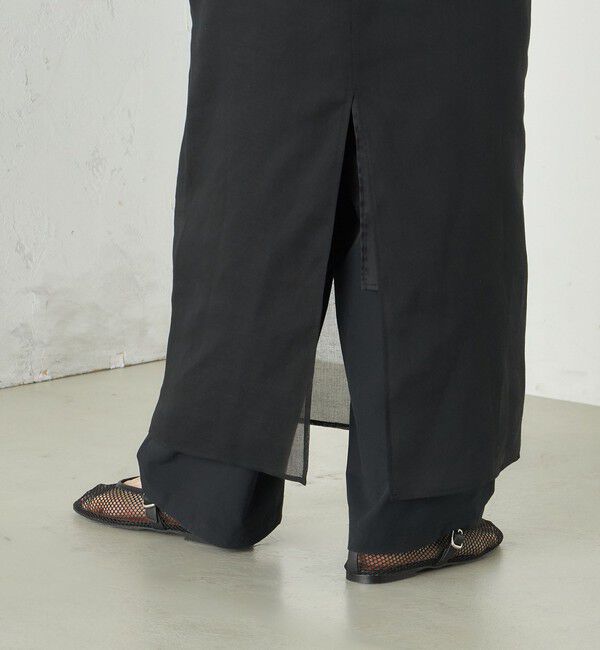 SHIPS for women「Wai＋:〈手洗い可能〉2タック スラックス」|スラックス|