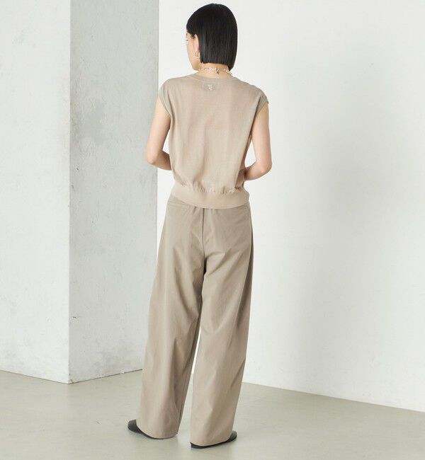 SHIPS for women「Wai＋:〈手洗い可能〉2タック スラックス」|スラックス|