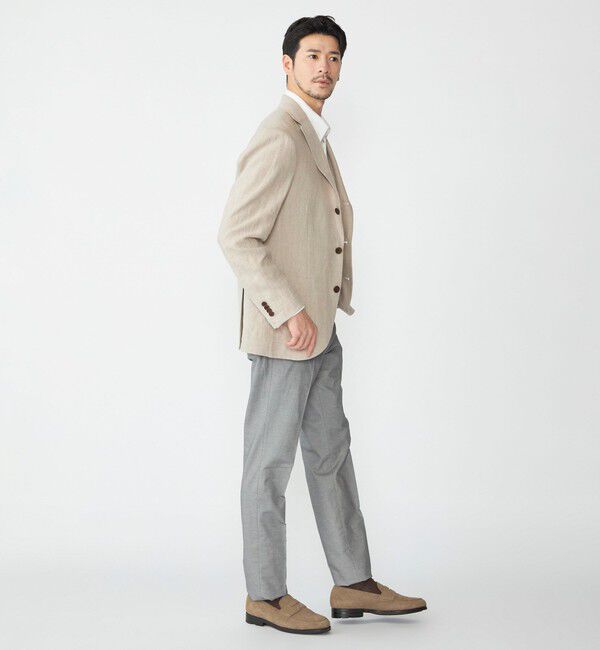 SHIPS「SHIPS: リネン ソリッド シャツ ジャケット」|テーラードジャケット|