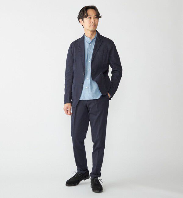 SHIPS「MARCEL LASSANCE:〈セットアップ対応〉G/DYED PIQUE JACKET」|テーラードジャケット|