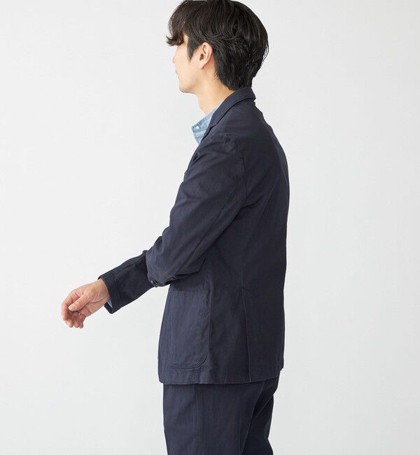 SHIPS「MARCEL LASSANCE:〈セットアップ対応〉G/DYED PIQUE JACKET」|テーラードジャケット|