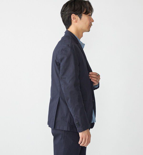 SHIPS「MARCEL LASSANCE:〈セットアップ対応〉G/DYED PIQUE JACKET」|テーラードジャケット|