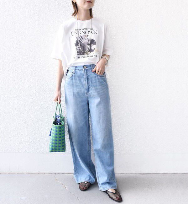 SHIPS for women「【SHIPS別注】81BRANCA:フォト ワイド TEE」|Tシャツ・カットソー|