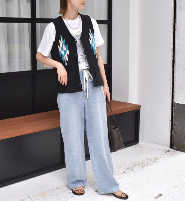 SHIPS for women「【SHIPS別注】UHURU:ジャカード  ベスト」|ベスト・ジレ|